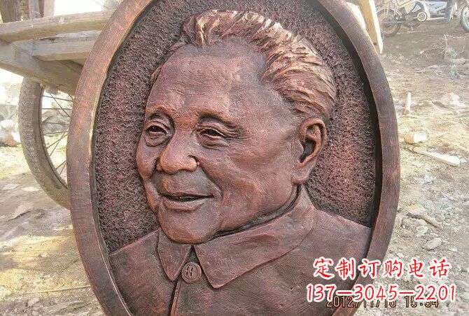 杭州传承历史，永记邓小平——邓小平头像铜雕塑