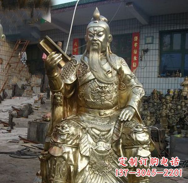 杭州关公武财神铜雕定制