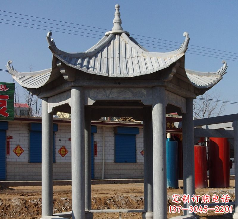 杭州精美仿古石雕凉亭