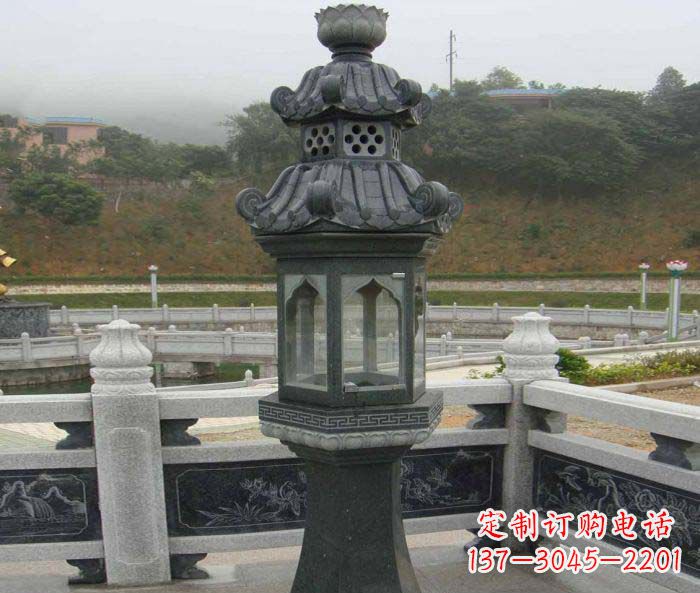 杭州仿古石灯雕塑,点亮景观空间