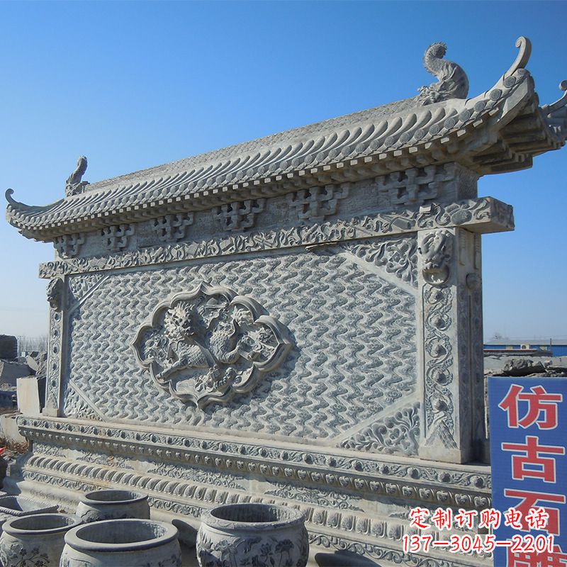 杭州影壁石雕--让时光流转
