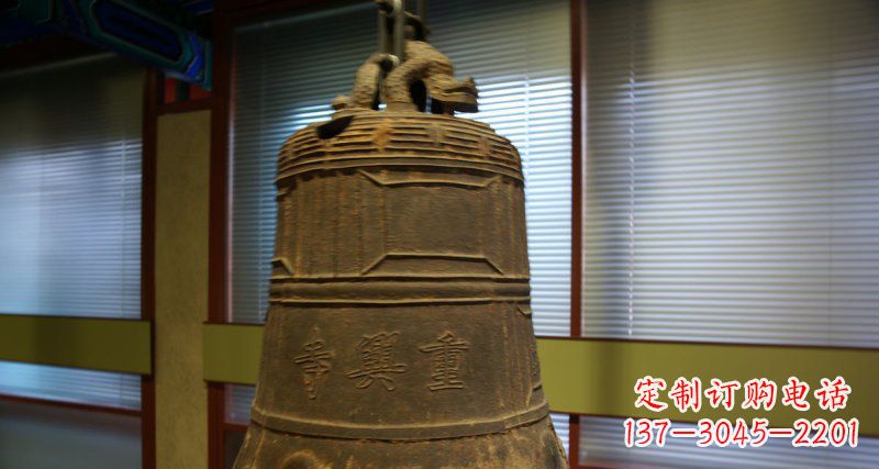 杭州仿古铜钟雕塑定制