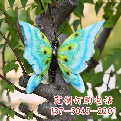 杭州蓝色蝴蝶雕塑