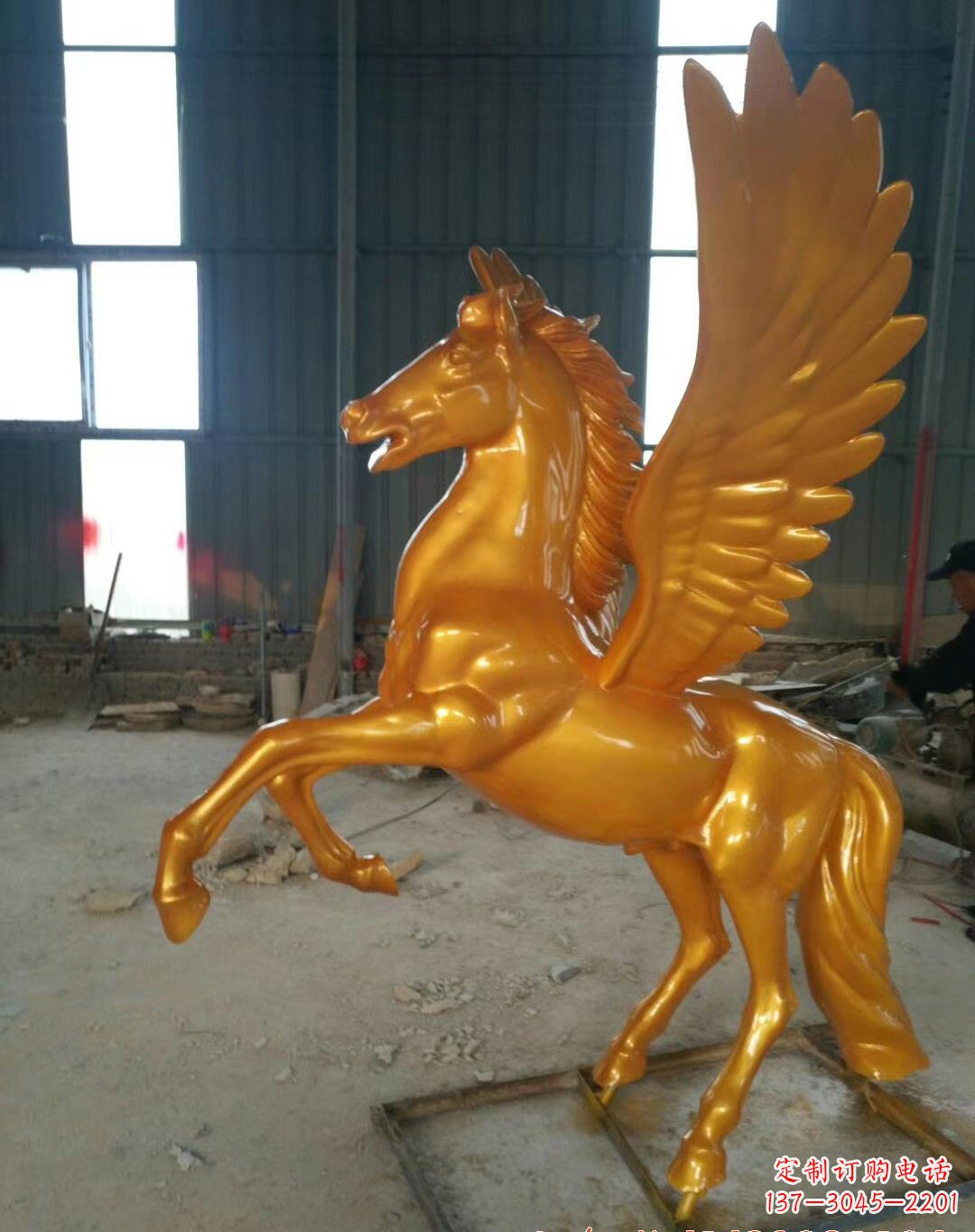 杭州飞马铜雕——精美的马雕塑