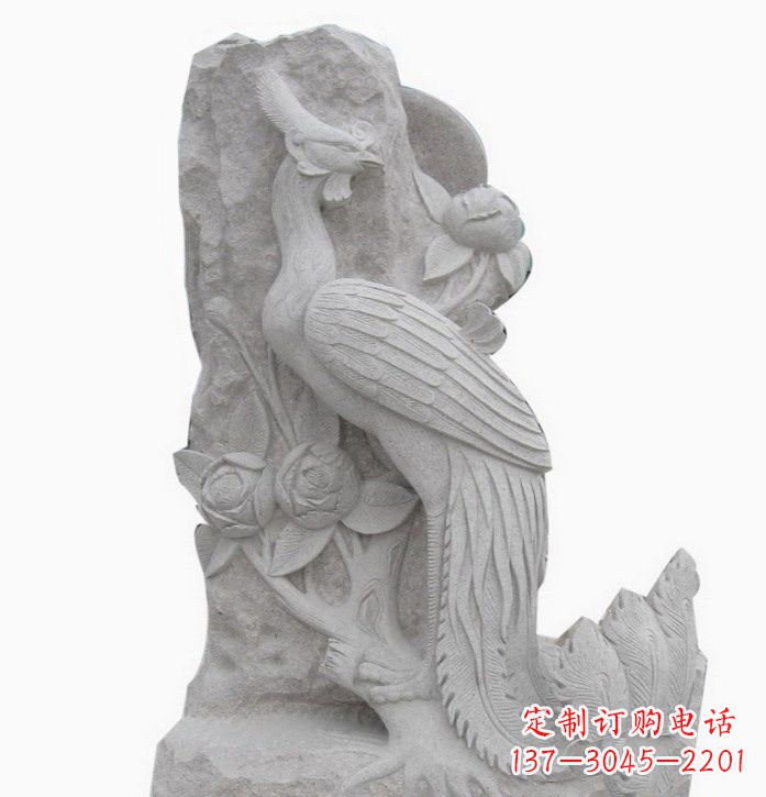 杭州凤凰牡丹石雕222
