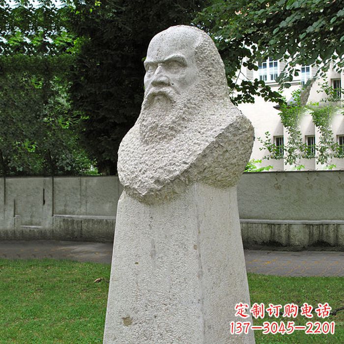 杭州伽利略石雕头像