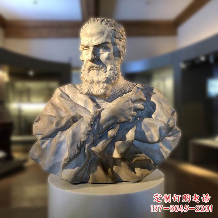 杭州伽利略头像雕塑--精致定制