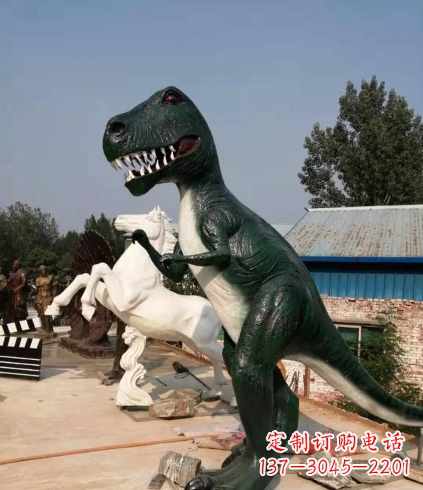 杭州玻璃钢仿真恐龙雕塑