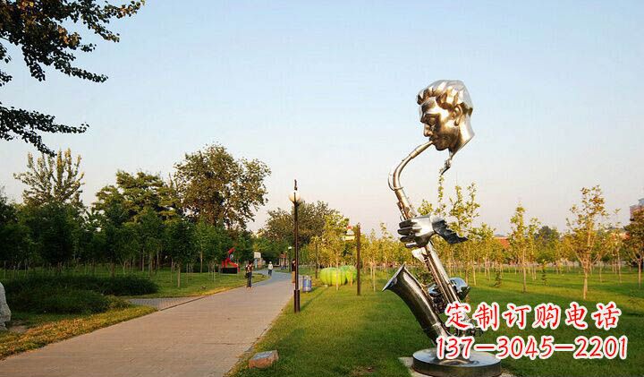 杭州不锈钢萨克斯抽象雕塑