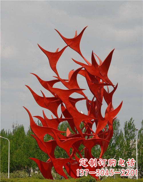 杭州不锈钢天鹅雕塑,唤醒公园景观