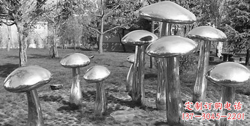 杭州萌芽之美,蘑菇景观雕塑