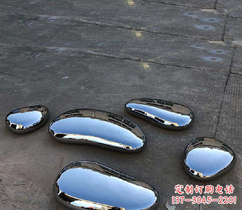 杭州不锈钢水滴景观雕塑美轮美奂,营造自然灵动