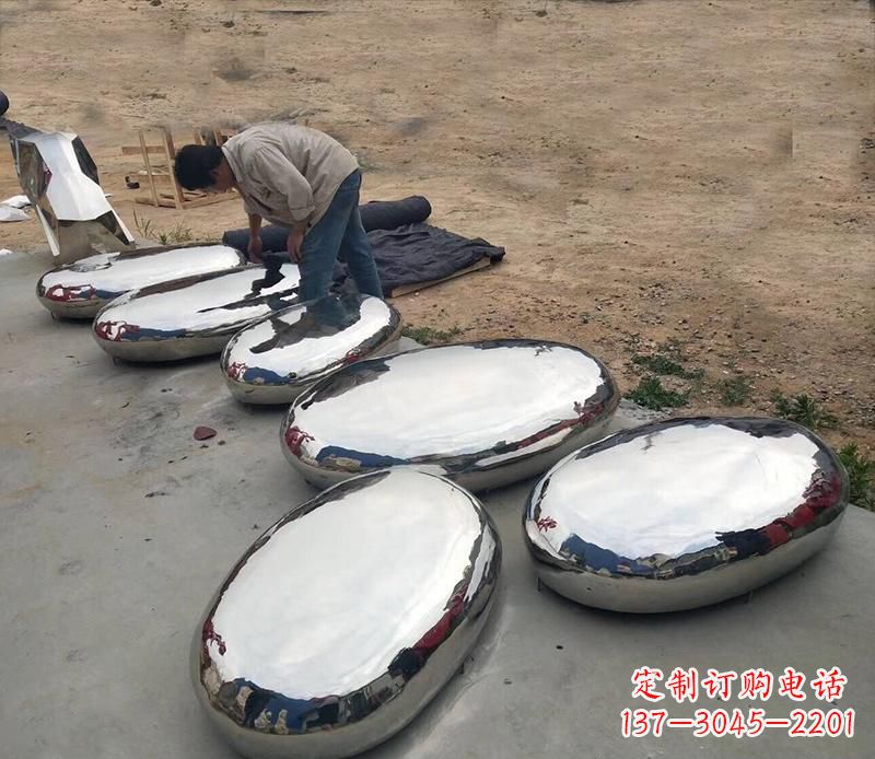 杭州中领雕塑水滴形艺术雕塑