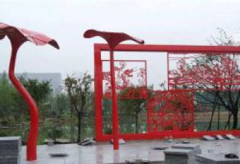 杭州不锈钢龙凤雕塑