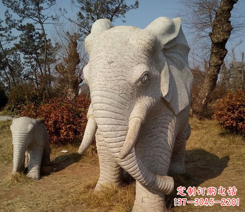 杭州精美大象雕塑