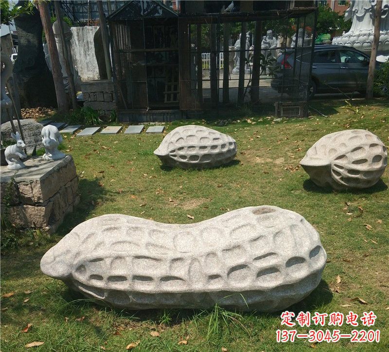 杭州精美大理石花生雕塑