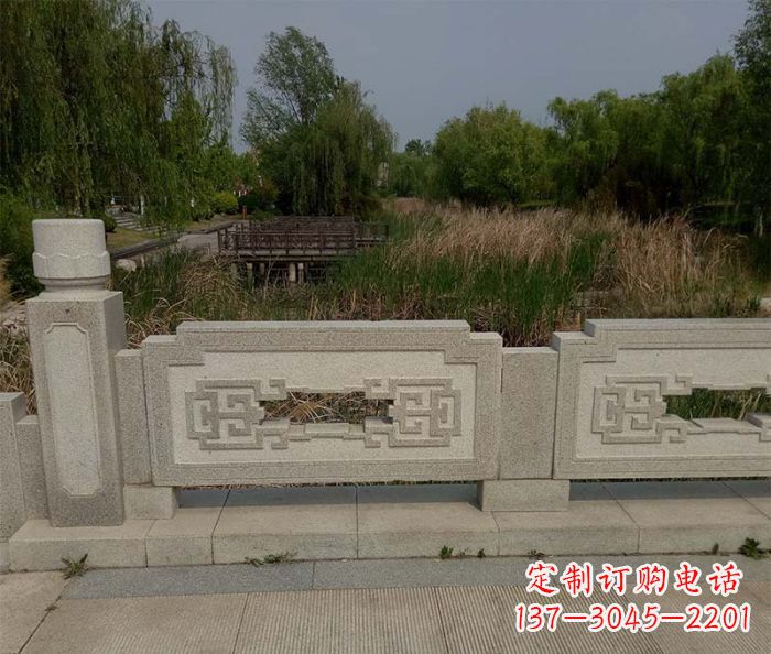 杭州公园大理石栏板石雕 (5)