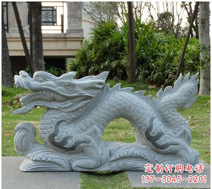 杭州精美雕刻的大理石龙雕塑