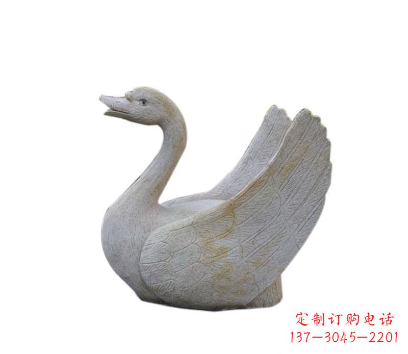 杭州中领雕塑 | 天鹅石雕景观喷泉
