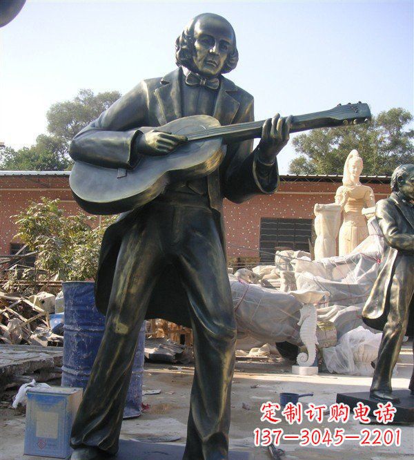 杭州高端精致吉他雕塑