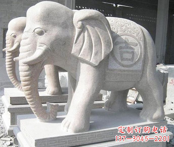 杭州公园环境装饰——经典吉祥大象雕塑
