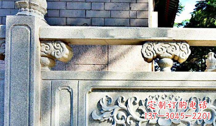 杭州公园仿古石栏板_2
