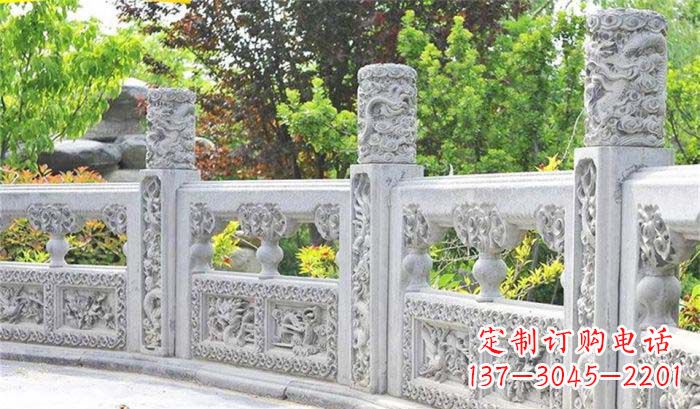 杭州公园仿古石栏板_1