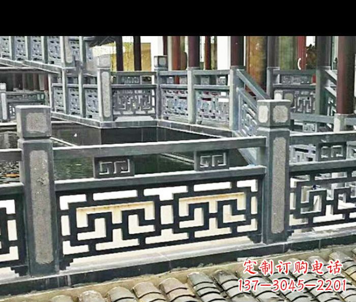 杭州公园仿古石栏板
