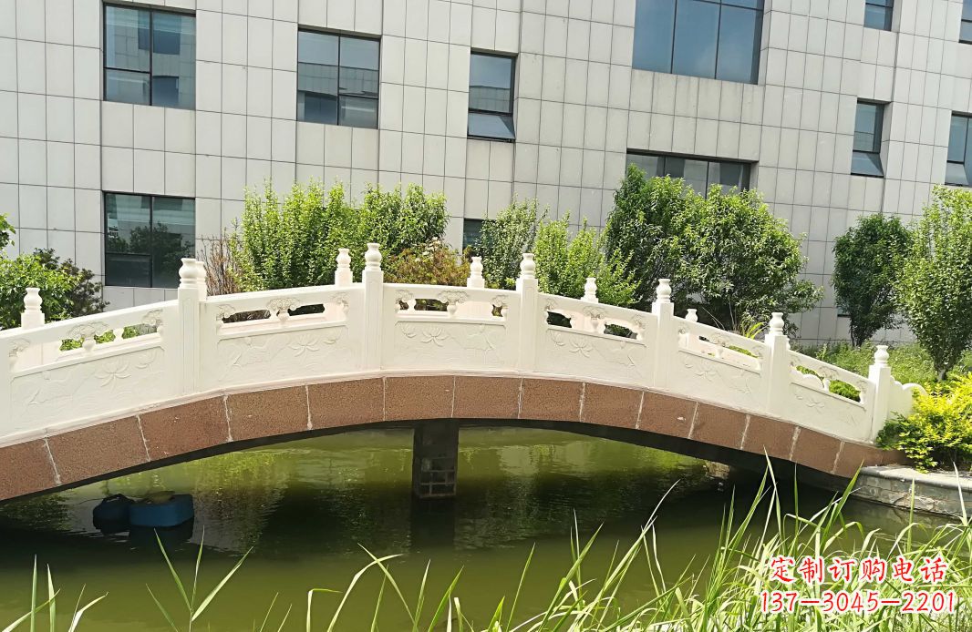 杭州手工制作的汉白玉石拱桥雕塑