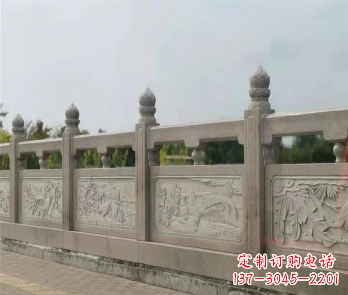 杭州泰山大理石浮雕栏板雕塑
