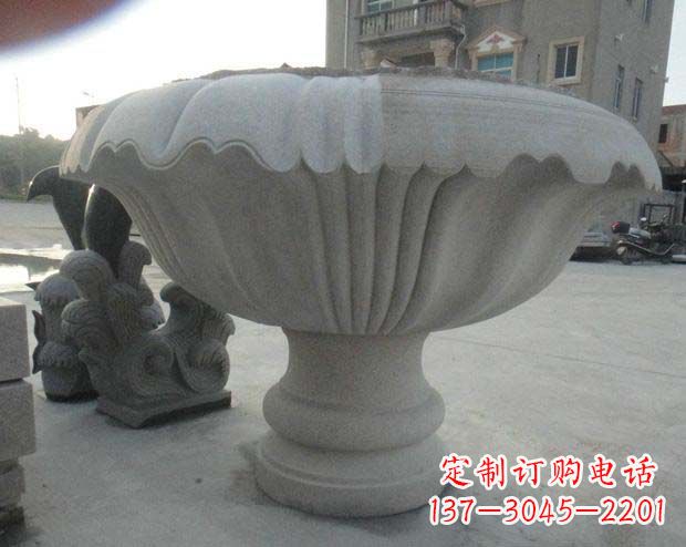 杭州高端大理石花盆雕塑