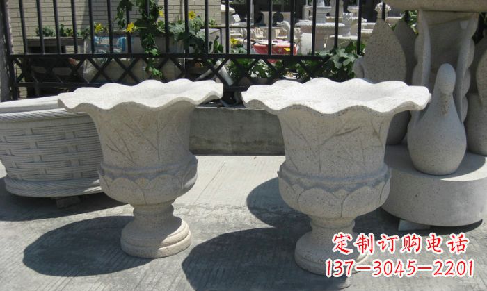 杭州大理石花盆雕塑