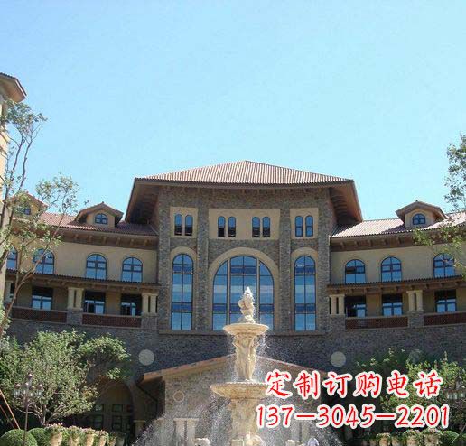 杭州定制欧式古典喷泉大理石雕塑