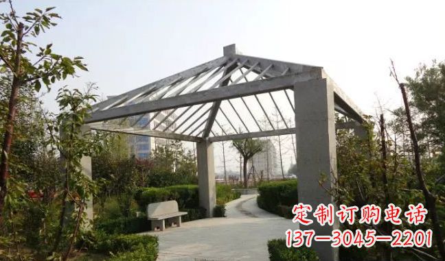 杭州精美不锈钢凉亭雕塑