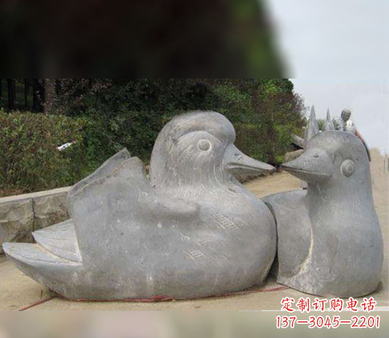 杭州中领雕塑传统鸳鸯石雕