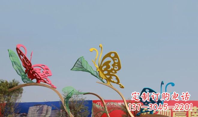杭州中领雕塑|不锈钢定制蝴蝶雕塑