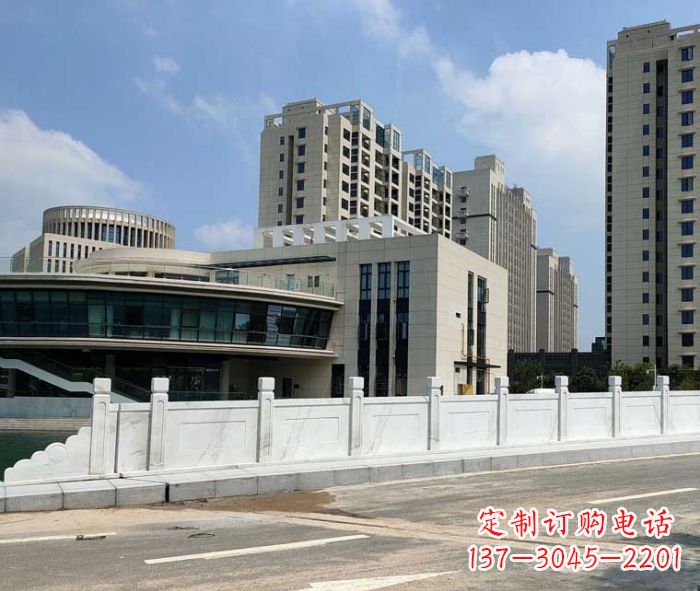 杭州广场景观大理石栏板雕塑