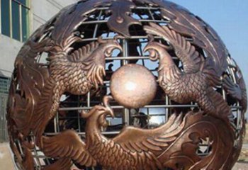 杭州中领雕塑定制经典龙凤雕塑；