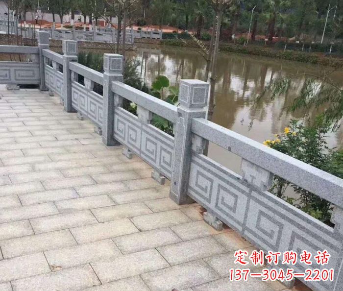 杭州中领雕塑护城河建筑石雕栏板