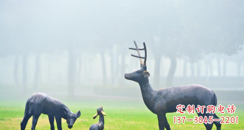 杭州鹿一家：精美绝伦的动物铜雕