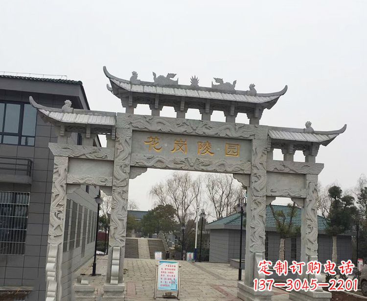 杭州精美牌楼石雕,精致雕琢精美臻品