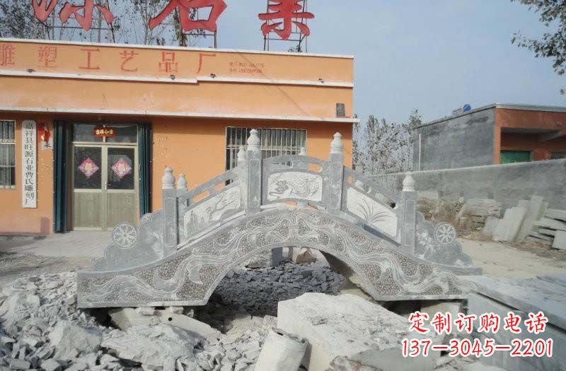 杭州青石仿古拱桥雕塑,令领雕塑为您打造