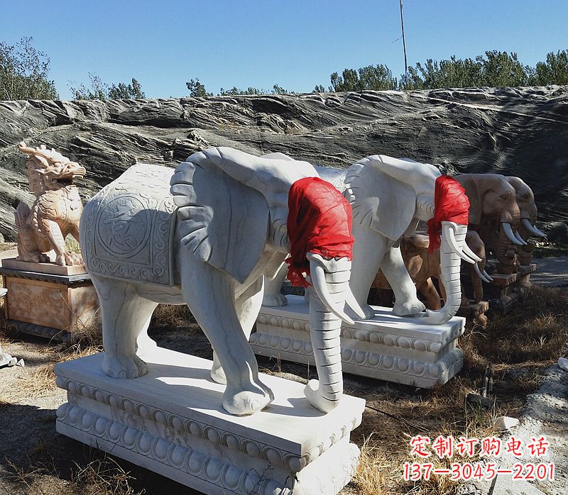 杭州石雕大象别墅，集象美于一体