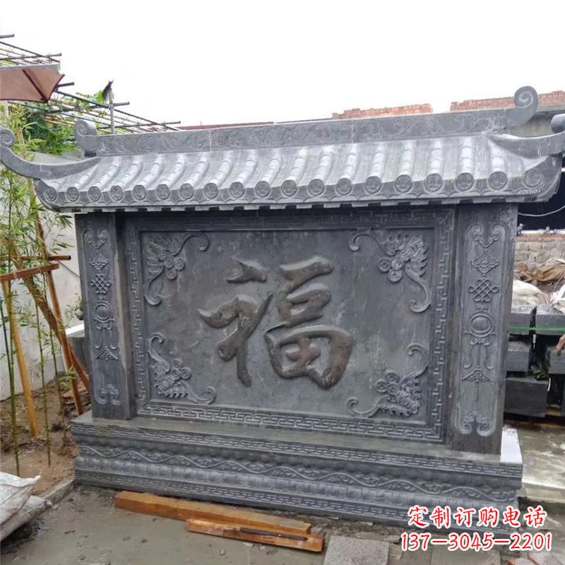 杭州中领雕塑：福字雕塑，点缀婚房庭院