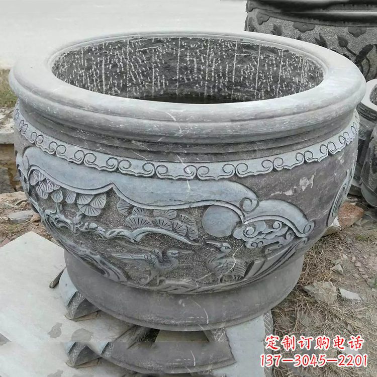 杭州石刻园林鱼缸