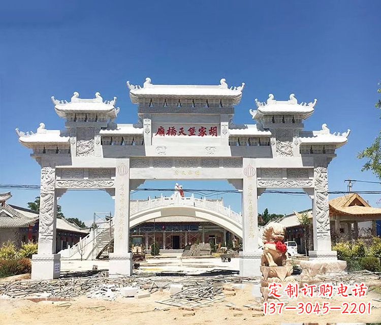 杭州石牌坊的雕刻