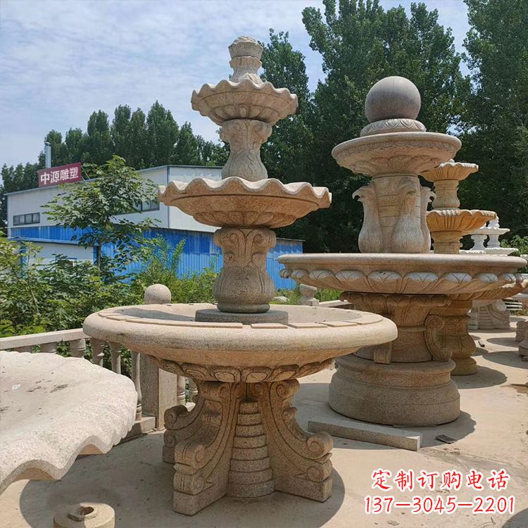杭州石喷泉 石雕刻