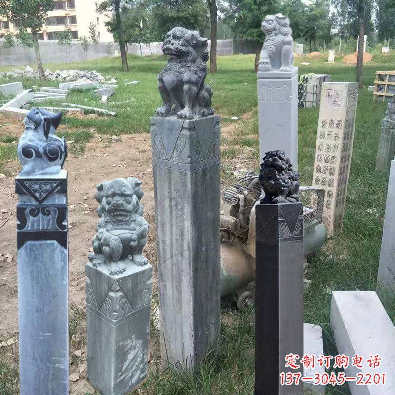 杭州石狮子拴马柱