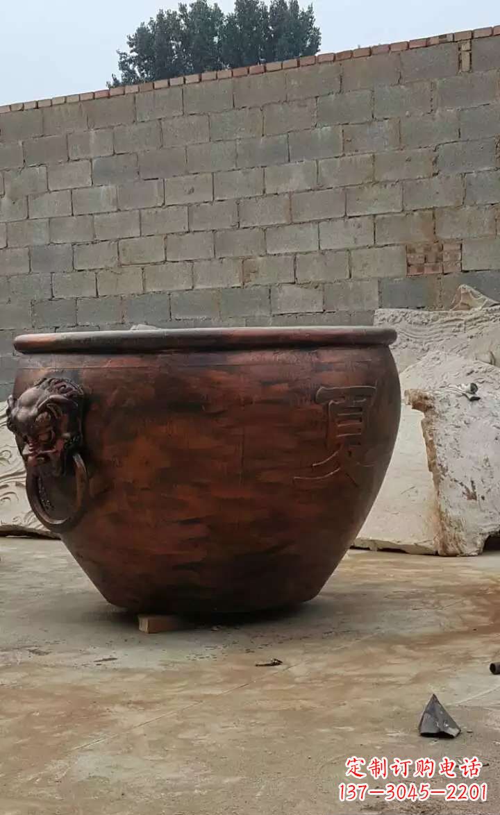 杭州水缸铜雕