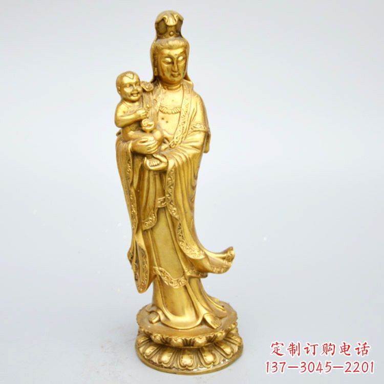 杭州送子观音铜雕